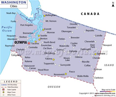 list of cities in wa